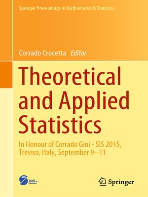 cover image of Theoretical and Applied Statistics